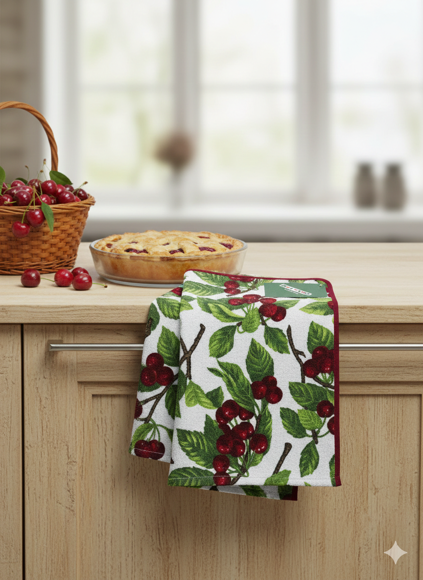 Strofinaccio in spugna Cherry - Bottaro