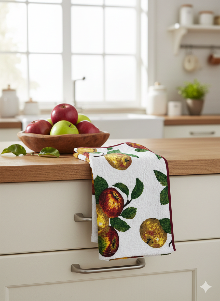 Strofinaccio in spugna Mele - Bottaro