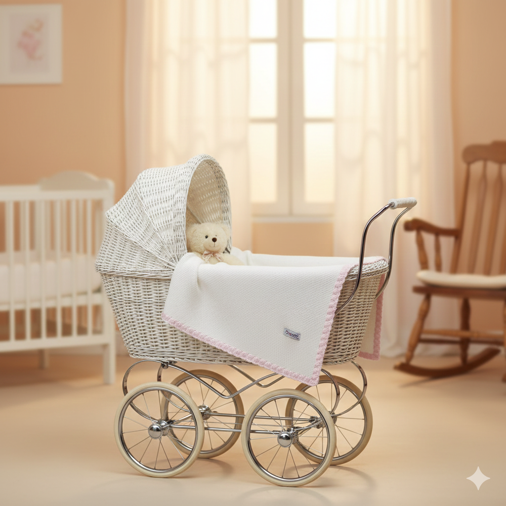 Coperta Carrozzina Baby 66x86cm - Maryplaid