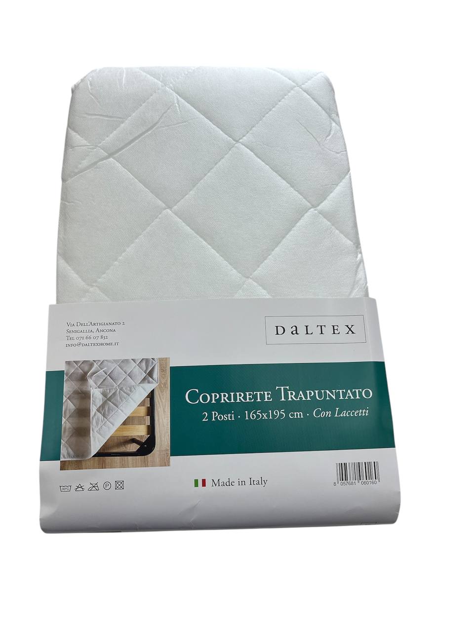 Coprirete Trapuntato Matrimoniale con laccetti