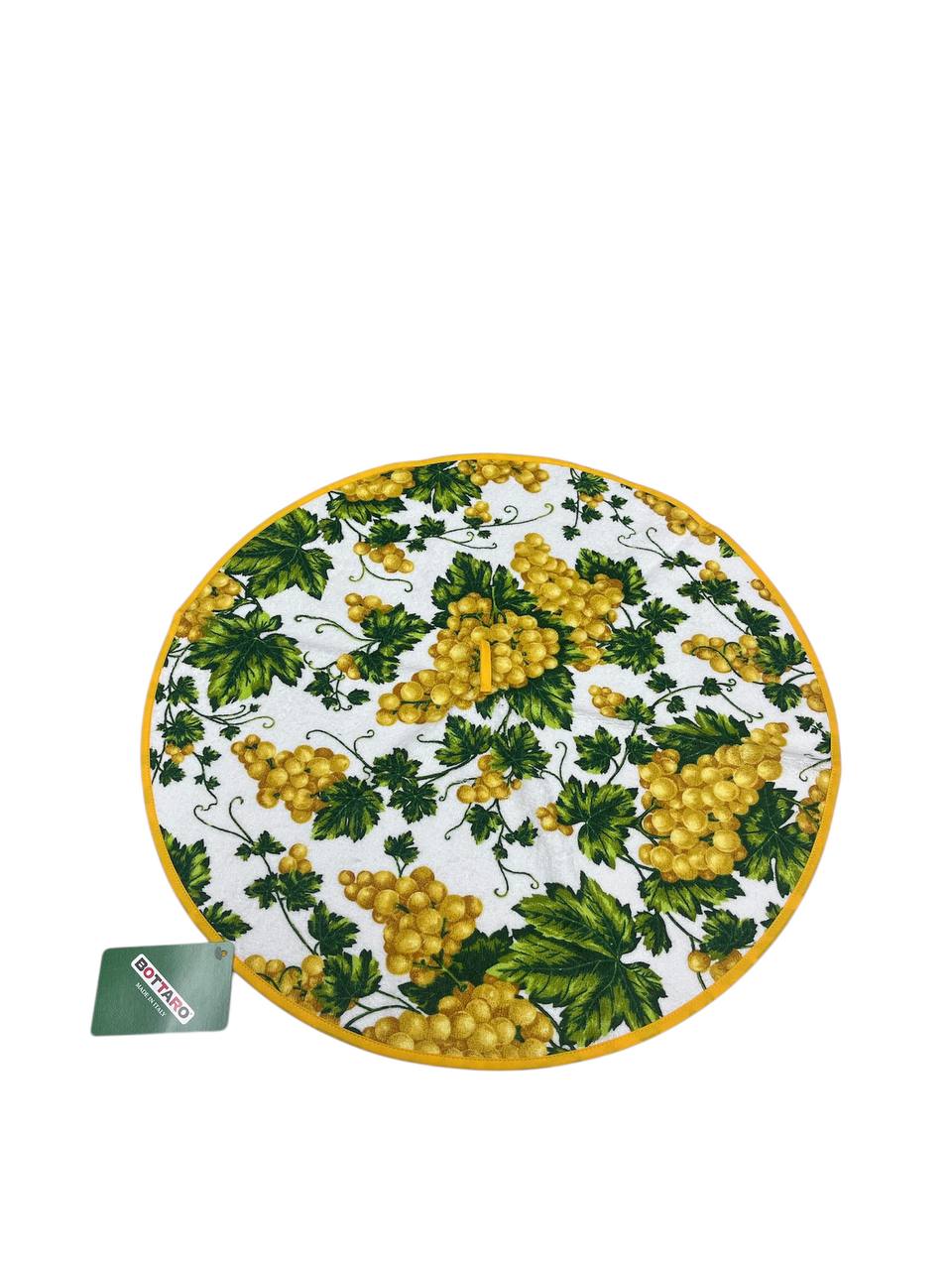 Asciughino in spugna campanellina Vite gialla - Bottaro