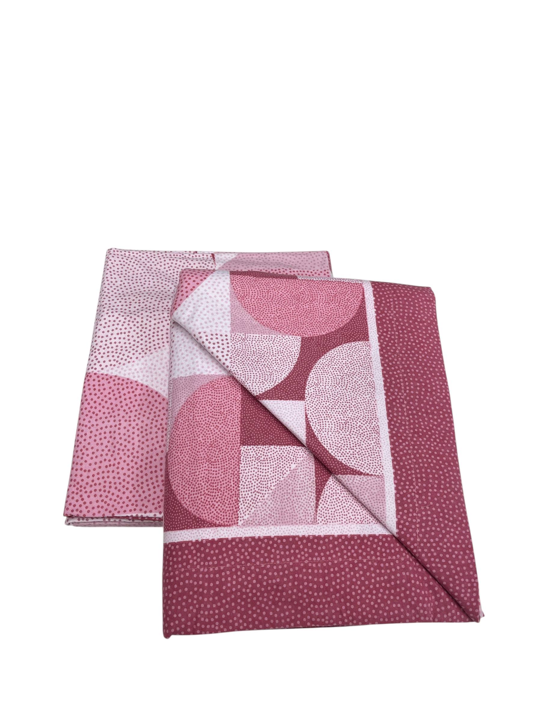 Completo lenzuola 1 piazza e mezza in Flanella Aura - Biancaluna