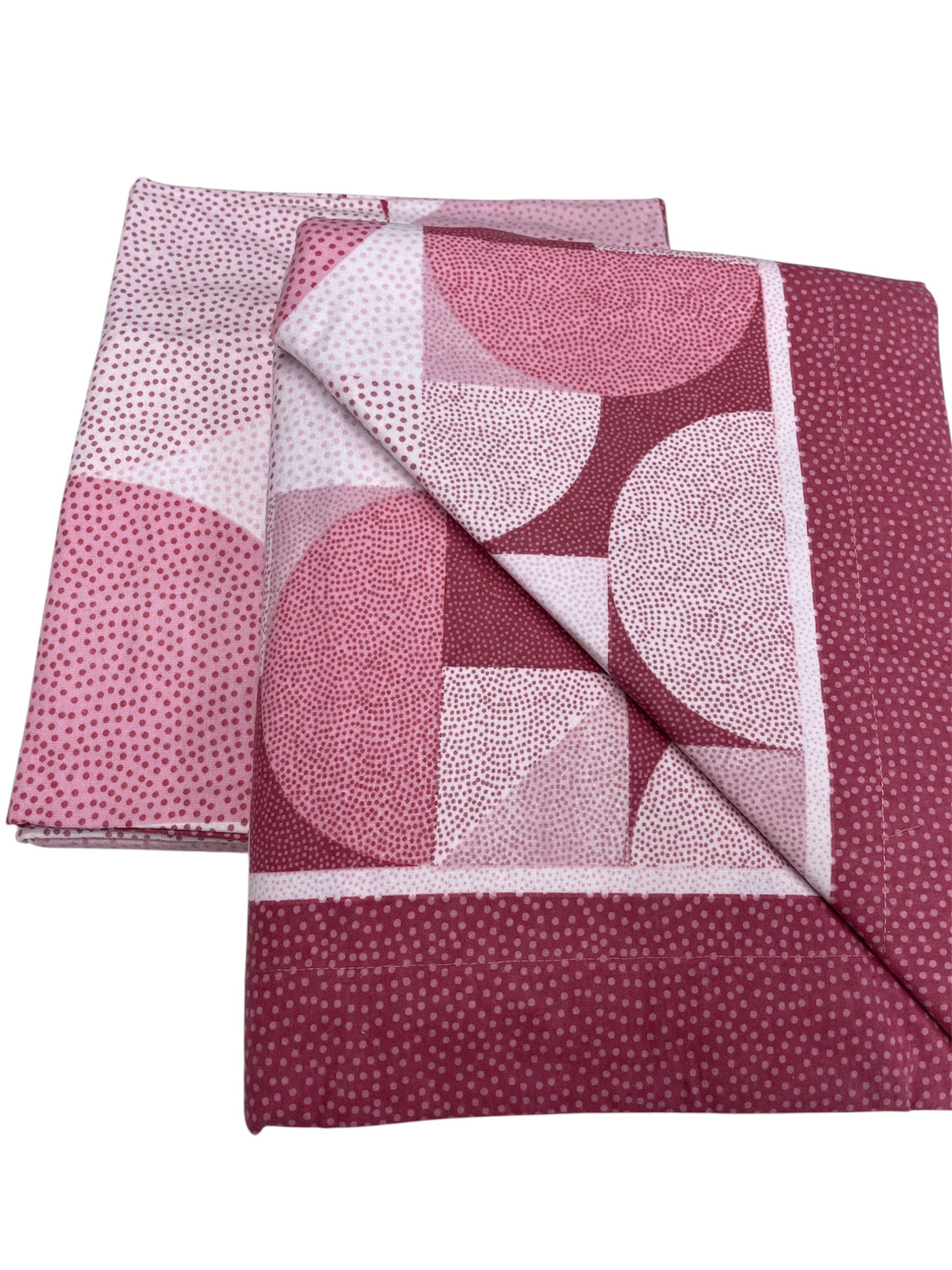 Completo lenzuola 1 piazza e mezza in Flanella Aura - Biancaluna