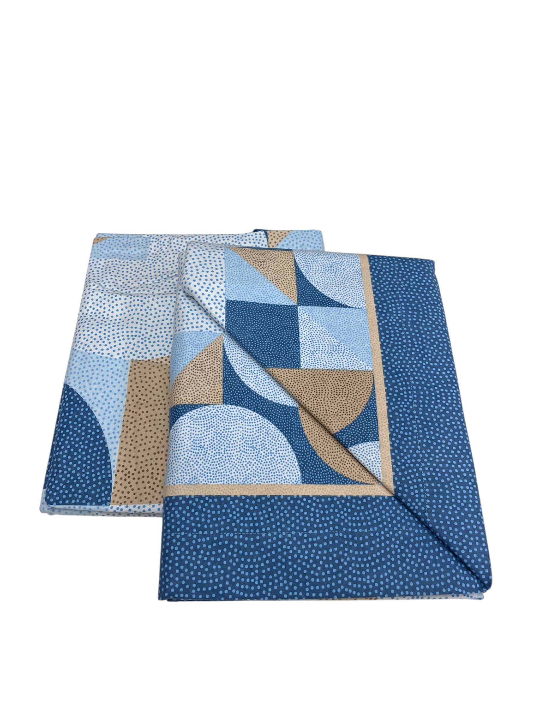 Completo lenzuola 1 piazza in Flanella Aura - Biancaluna