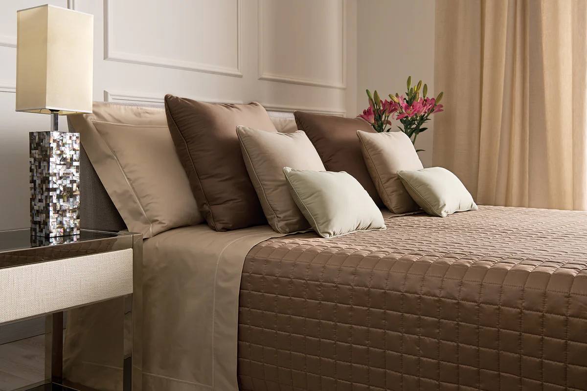 Completo lenzuola Matrimoniale Bread & Butter Moka Chiaro - Mastro Raphael