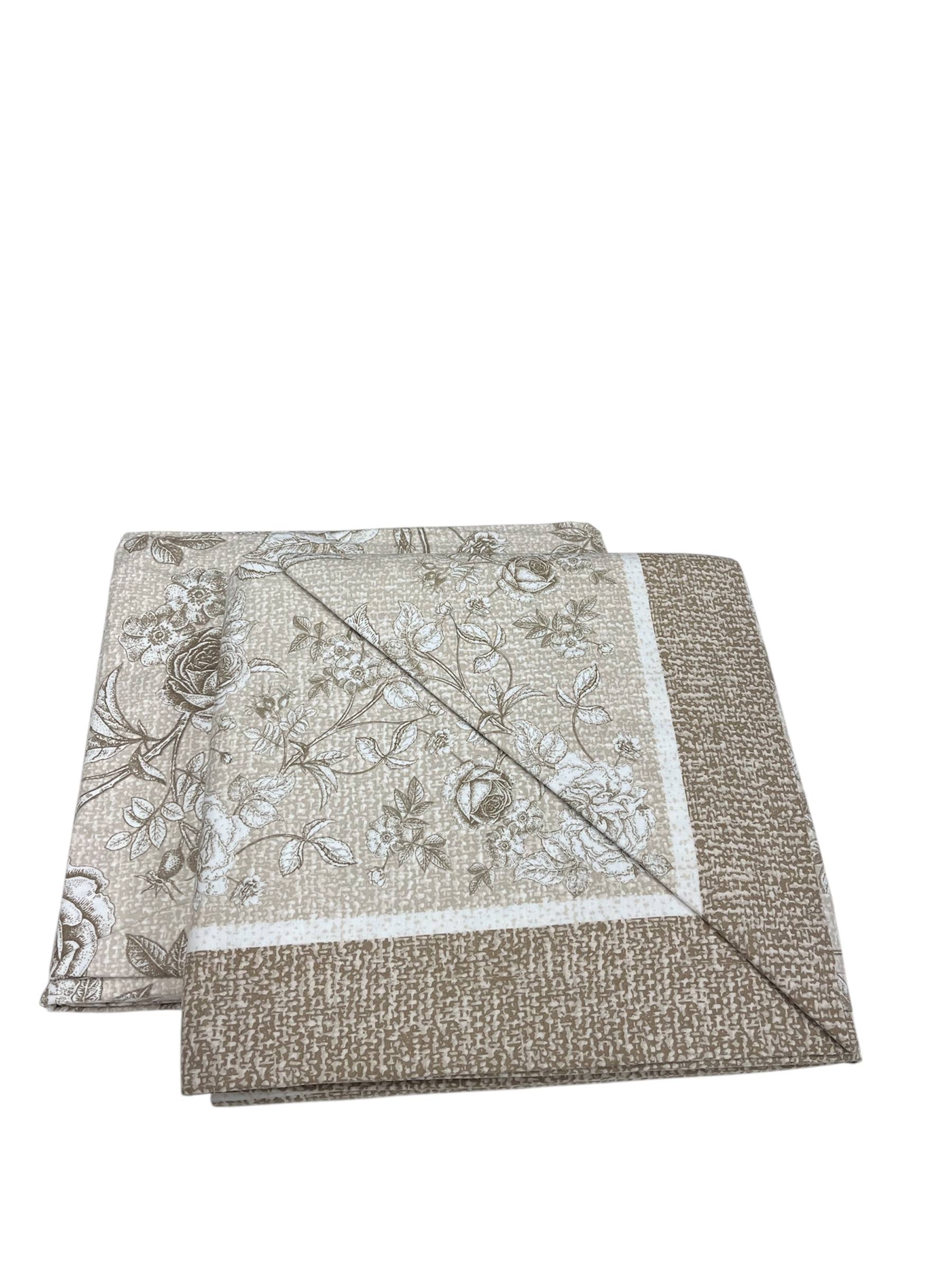 Completo lenzuola Matrimoniale in Flanella Artemis - Biancaluna