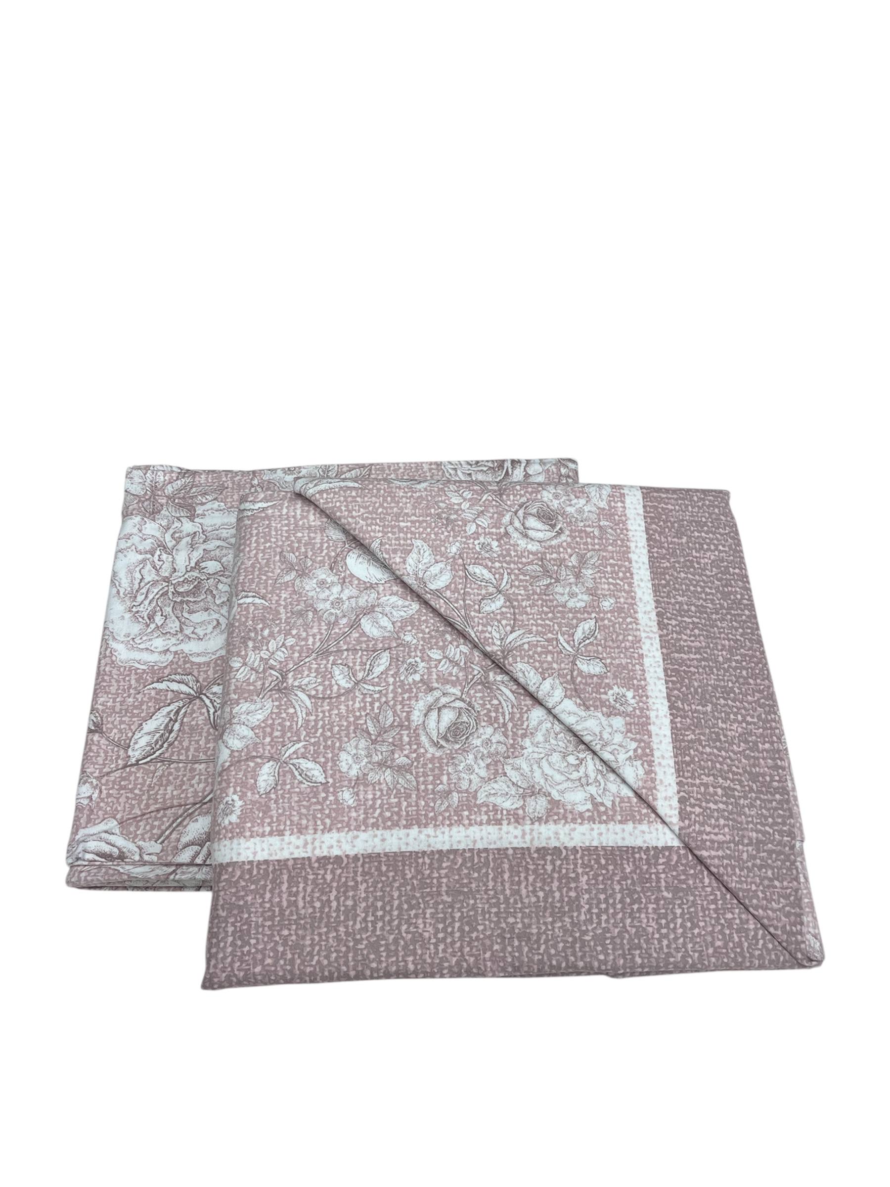 Completo lenzuola Matrimoniale in Flanella Artemis - Biancaluna