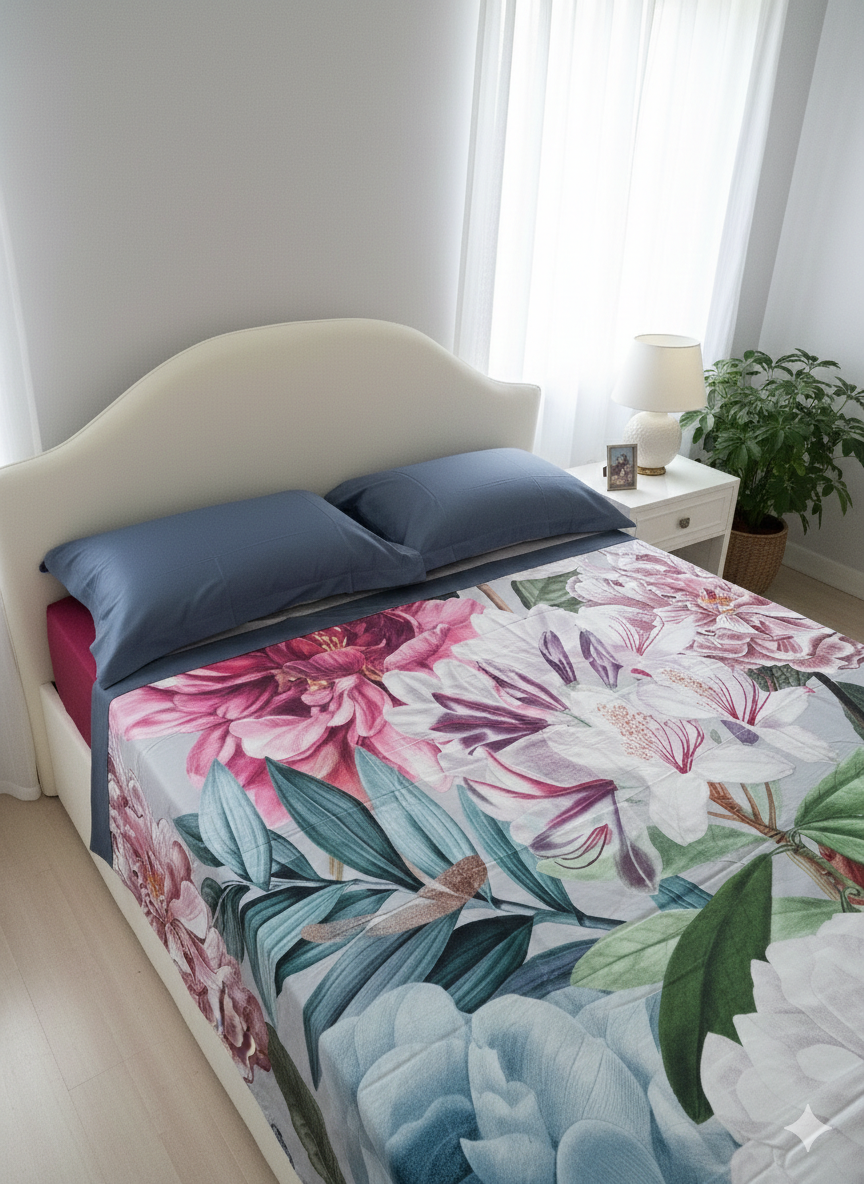 Completo lenzuola copriletto matrimoniale Rotterdam - David Home