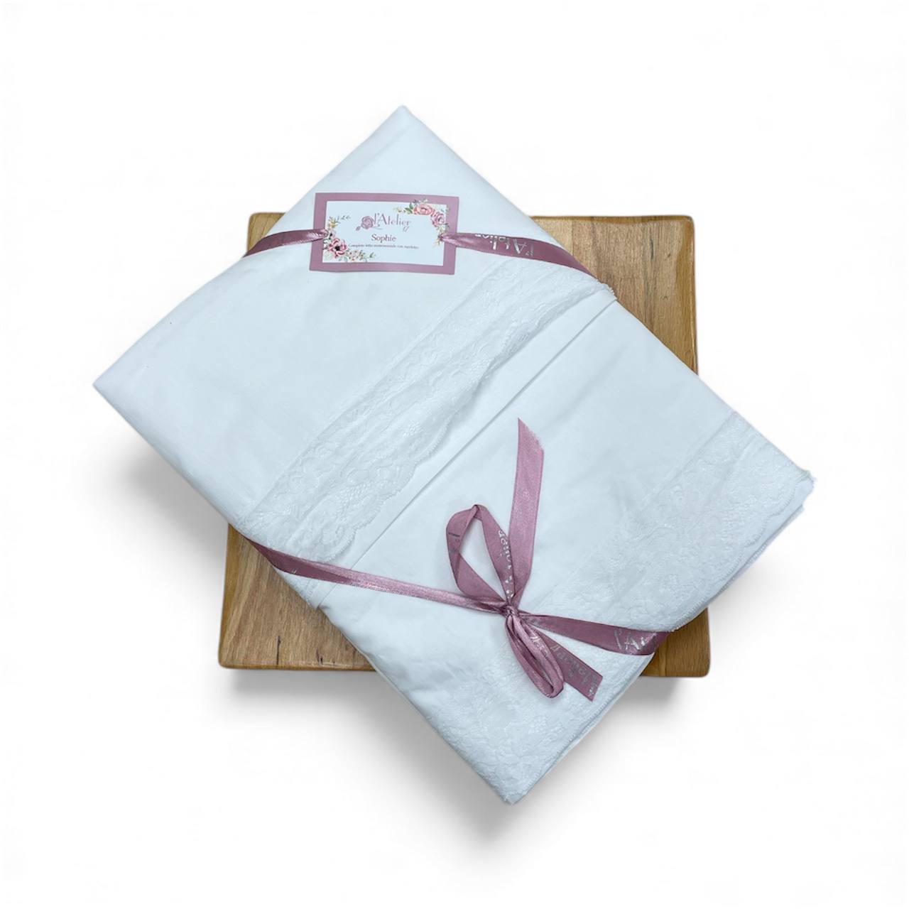 Completo lenzuola matrimoniale Sophie - L'ATELIER17