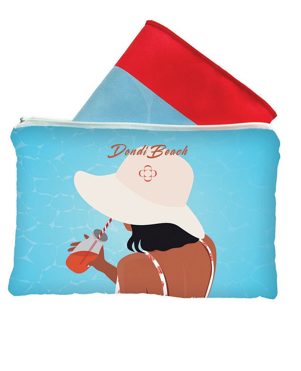 Telo mare in microfibra con pochette - Svad Dondi