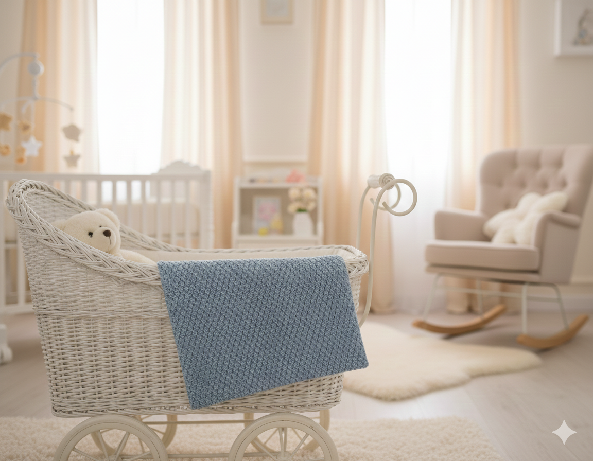 Coperta Carrozzina Baby 66x86cm - Maryplaid