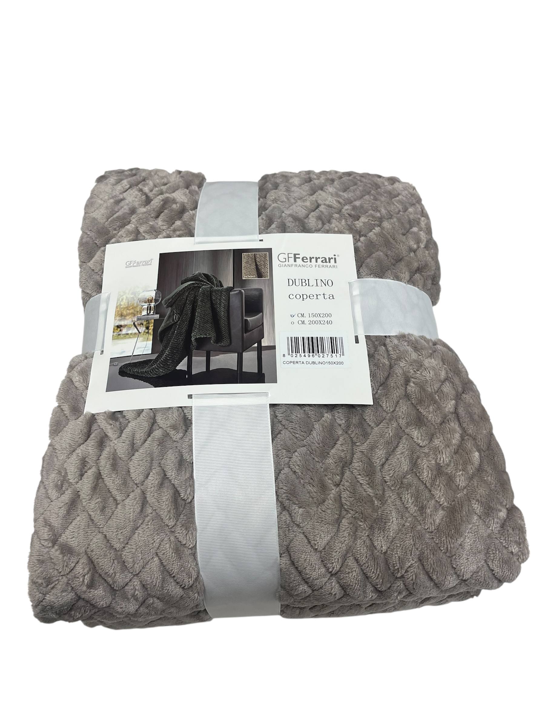 Coperta plaid 150x200cm Dublino - GF Ferrari