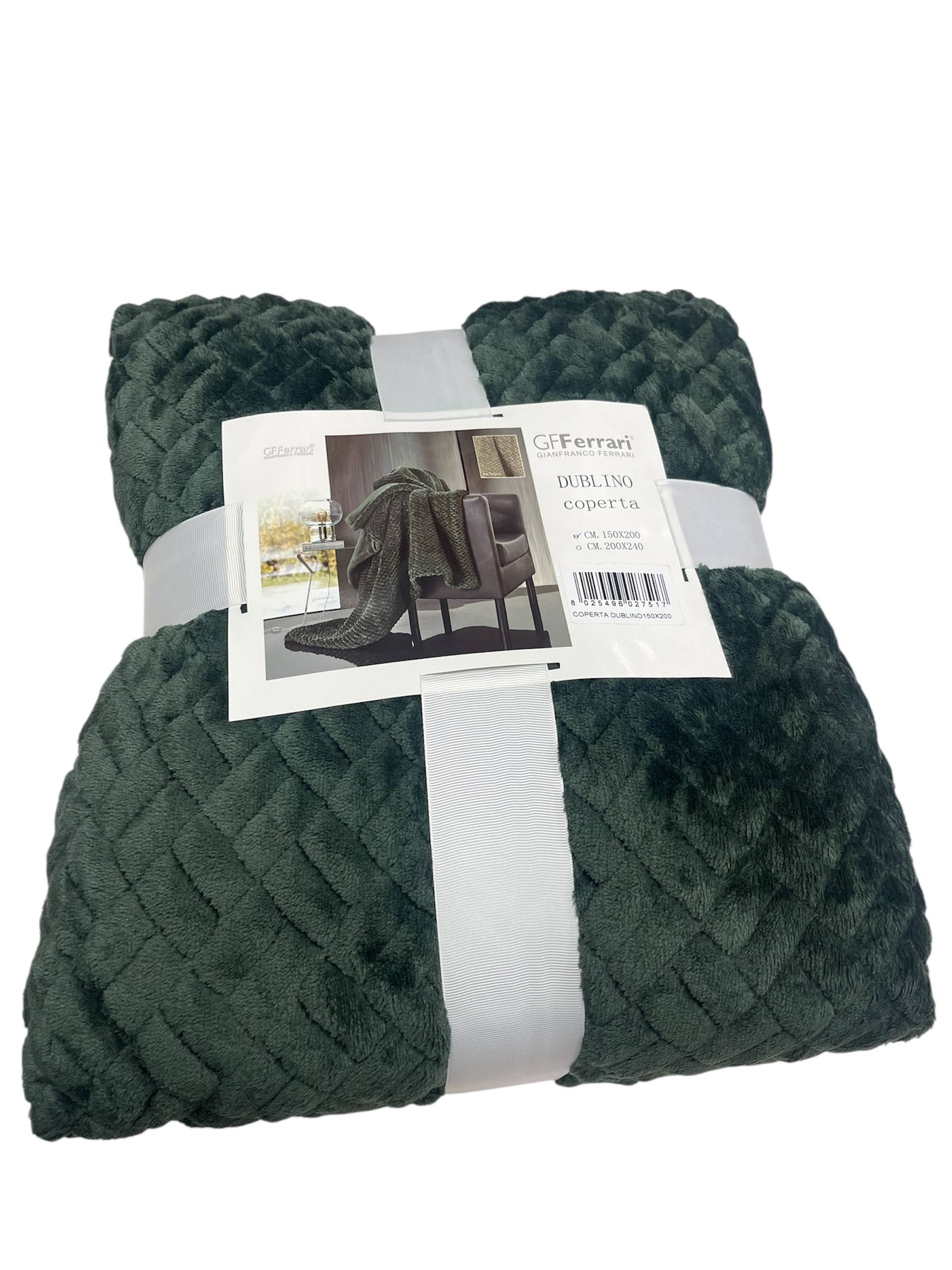 Coperta plaid 150x200cm Dublino - GF Ferrari