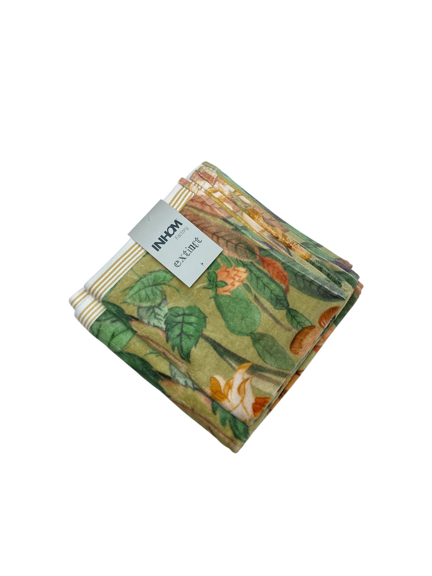 Coppia asciugamani (1+1) Aquilegia - INHOM Factory