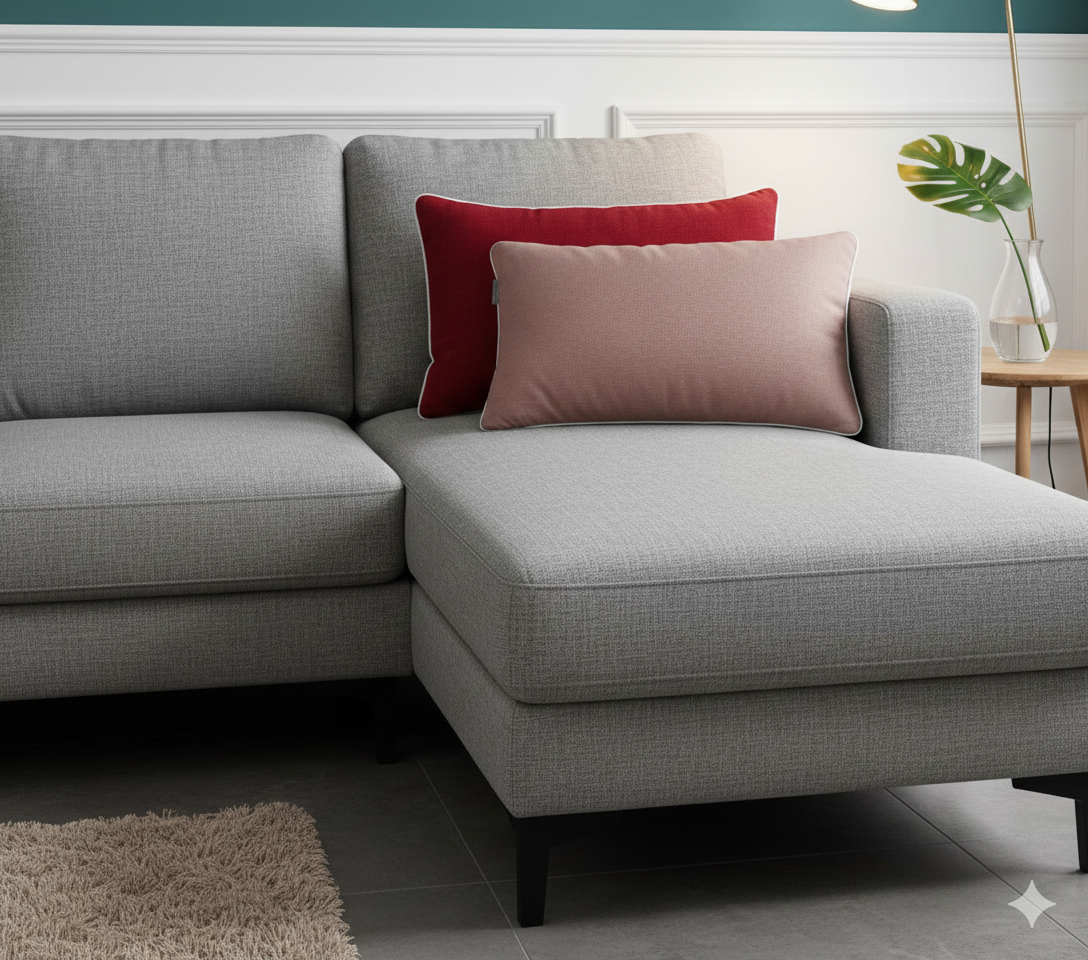 Coppia cuscini arredo rettangolare 30x50cm Paco - Riviera