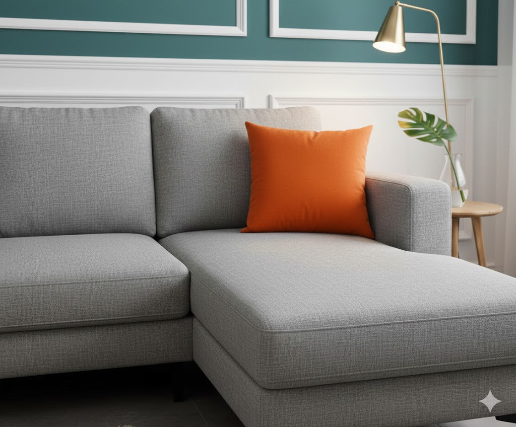 Cuscino arredo 45x45cm Rio arancio - Biancoperla