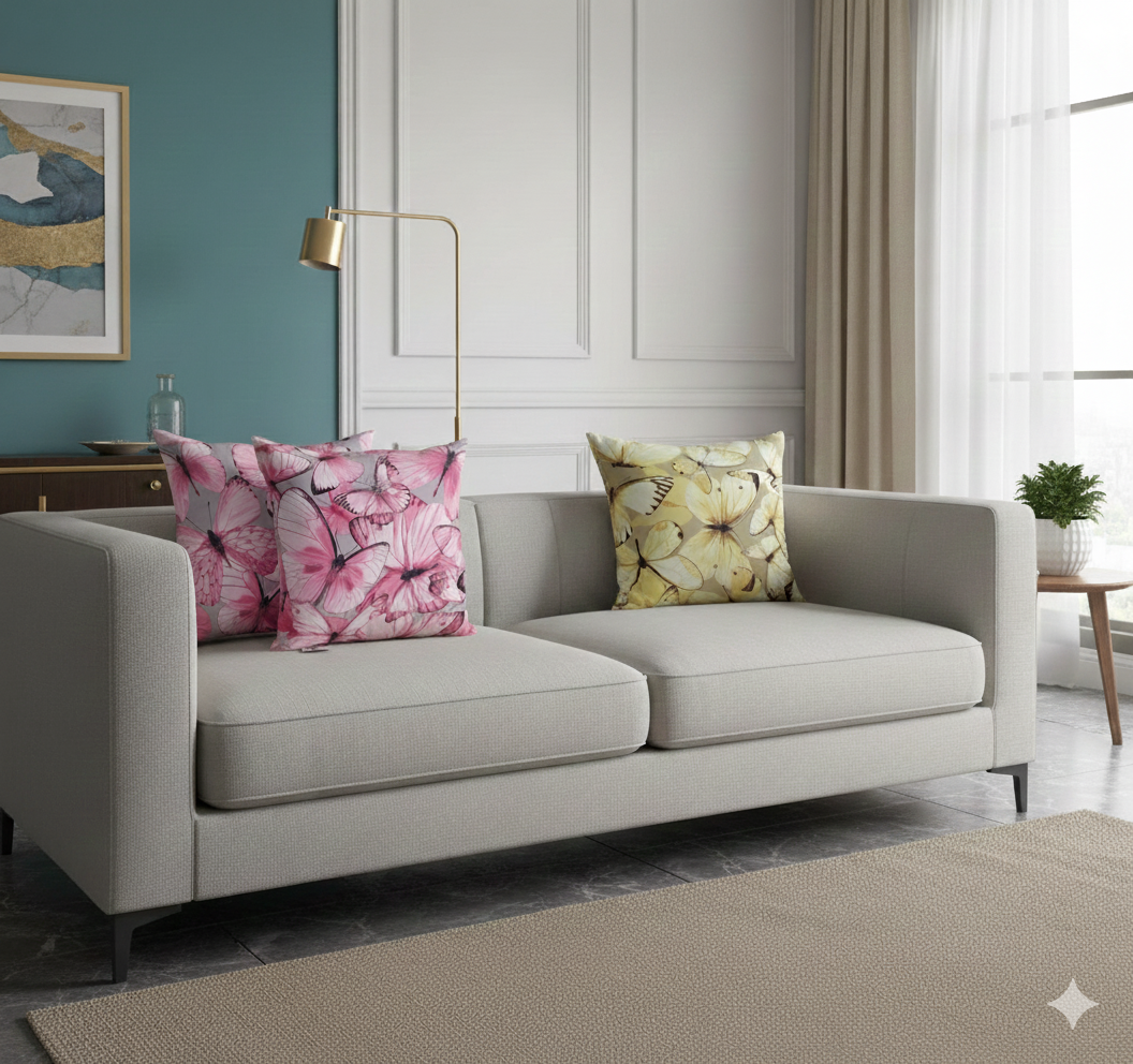 Cuscino arredo Occhi Blu 60x60cm - Blumarine