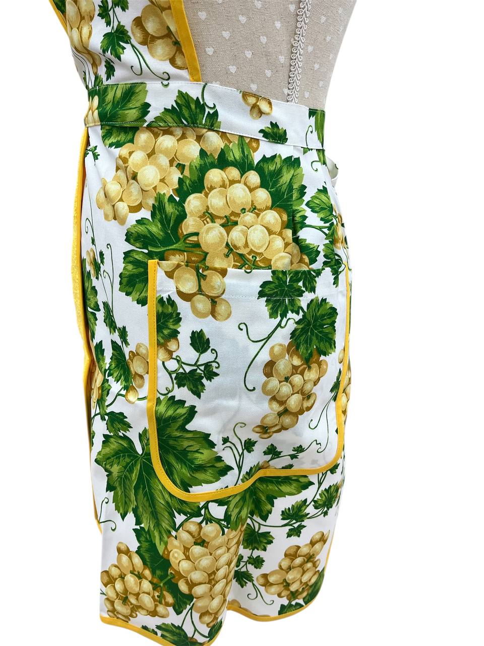 Grembiule con asciughino Vite gialla - Bottaro