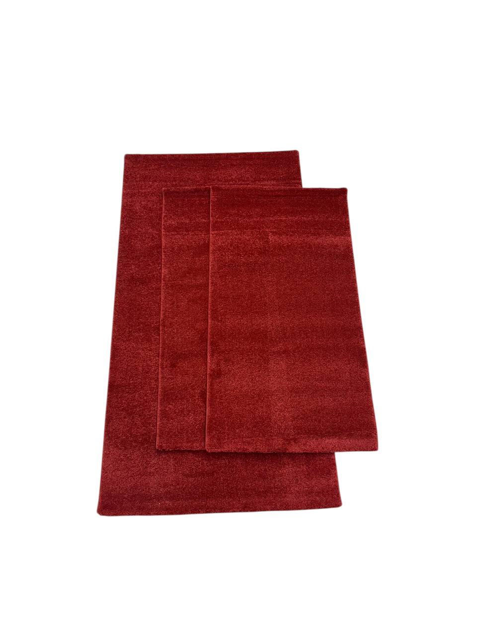 Parure Tappeti (3 pezzi) Milano Rosso - WMD