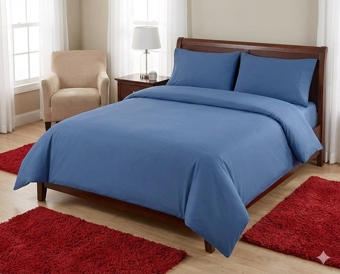 Parure copripiumino matrimoniale Essenza caldo cotone - Daltex