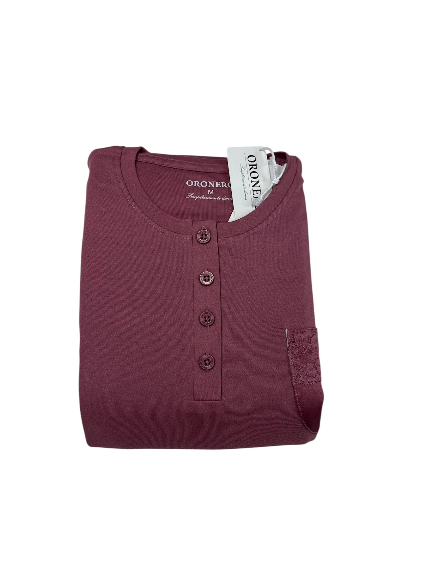 Pigiama donna caldo cotone OD482 - ORONERO