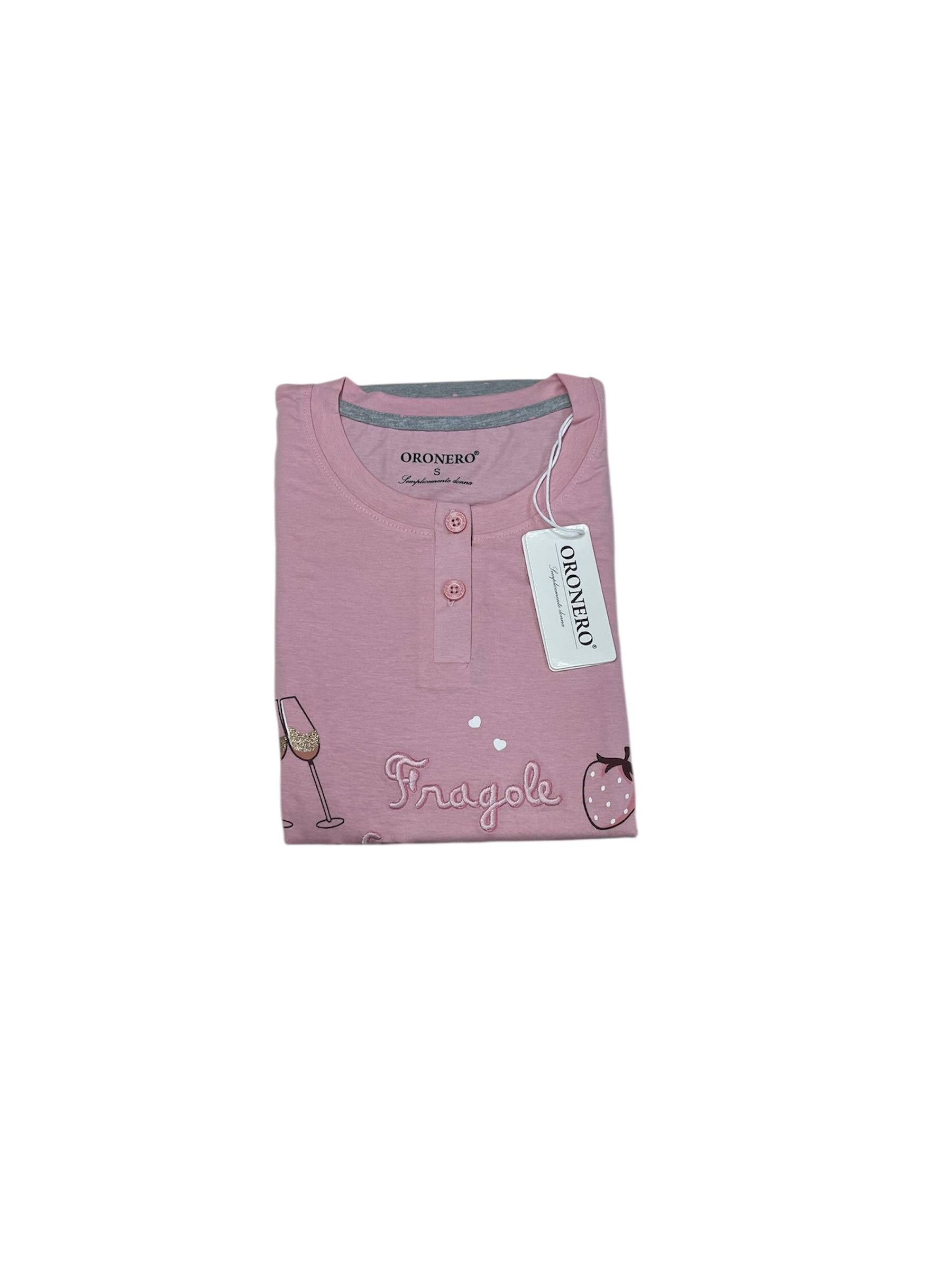 Pigiama donna cotone OD560 - ORONERO
