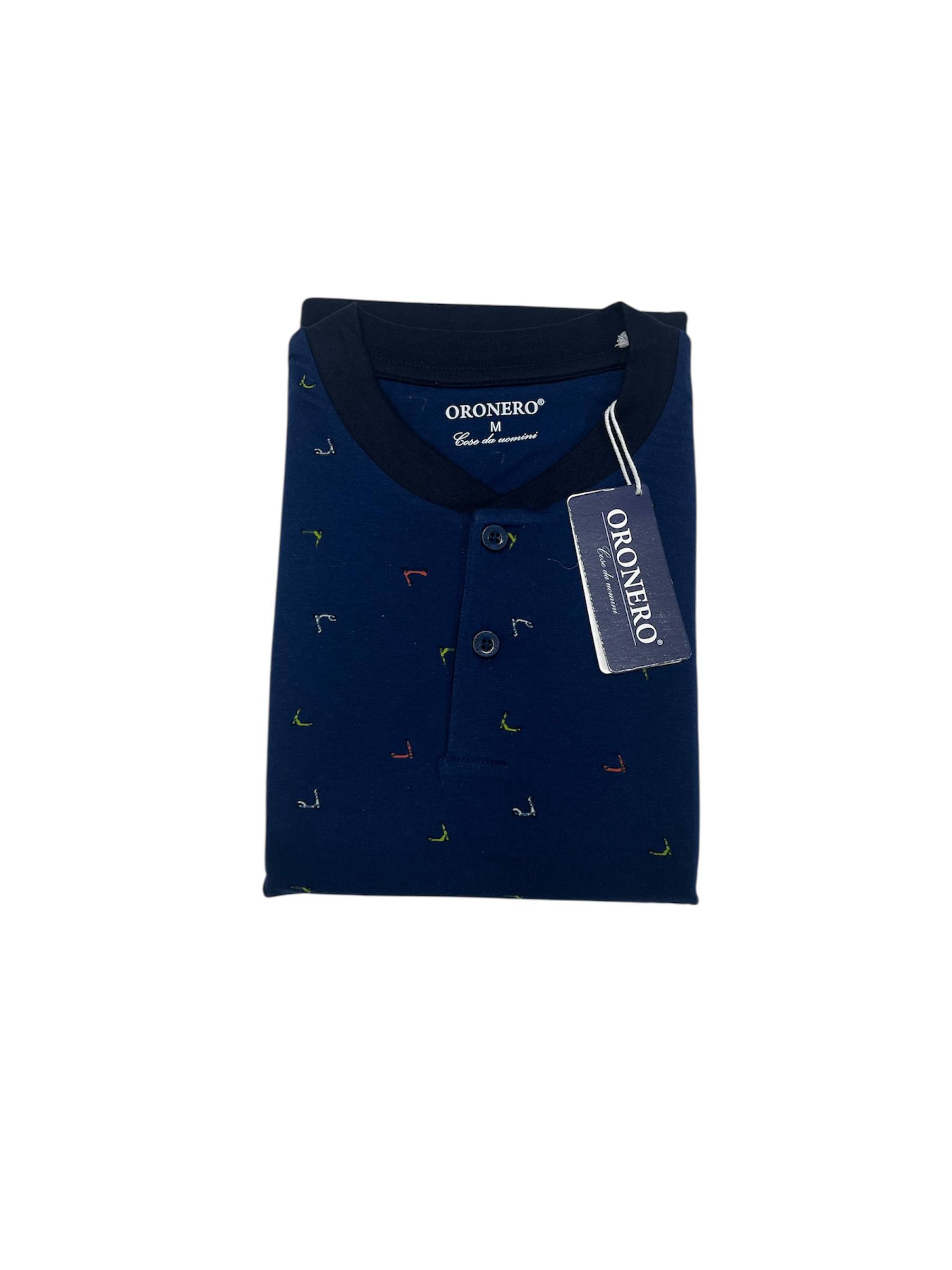 Pigiama uomo cotone OU614 - ORONERO