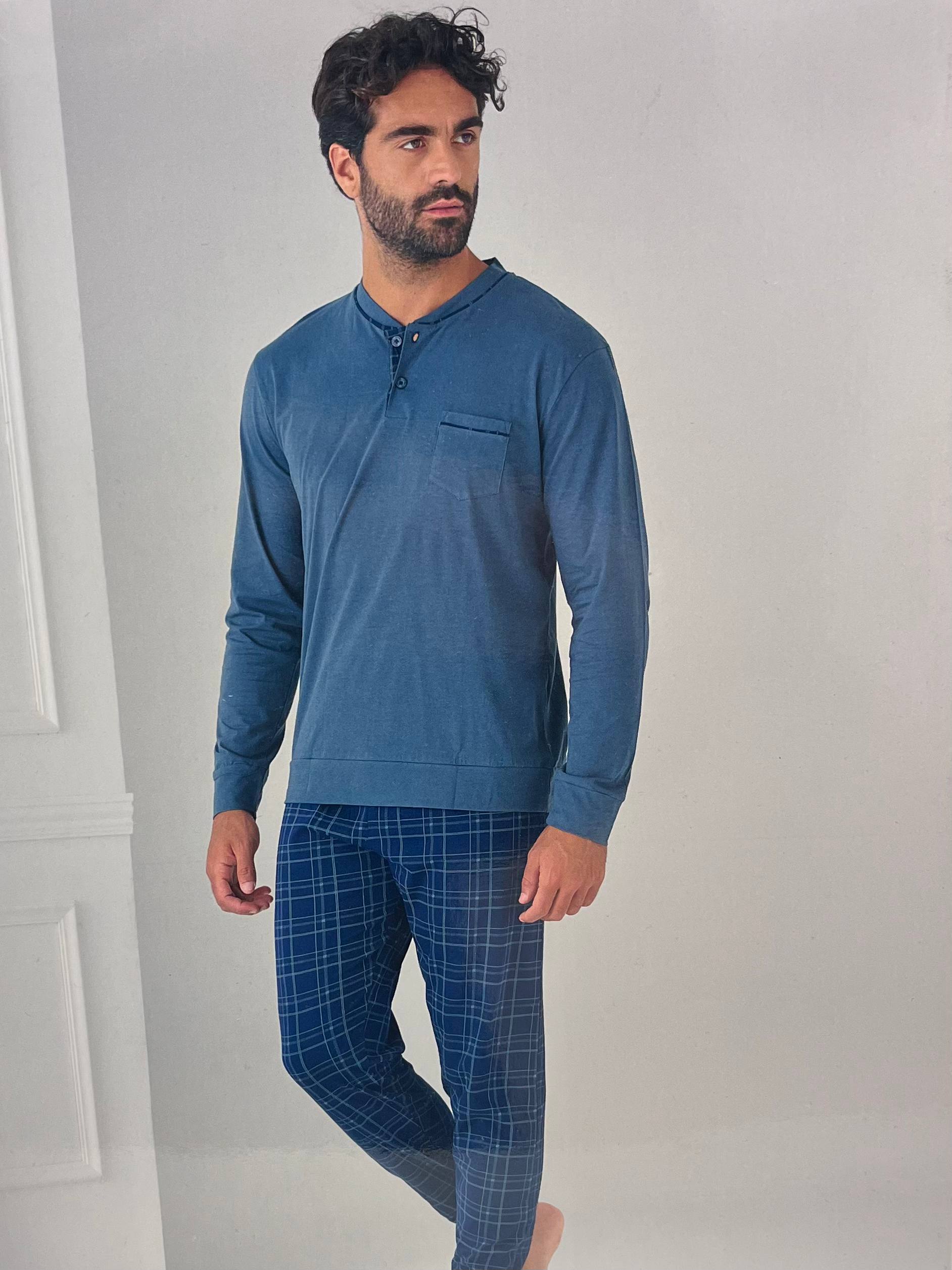 Pigiama uomo cotone OU616 - ORONERO