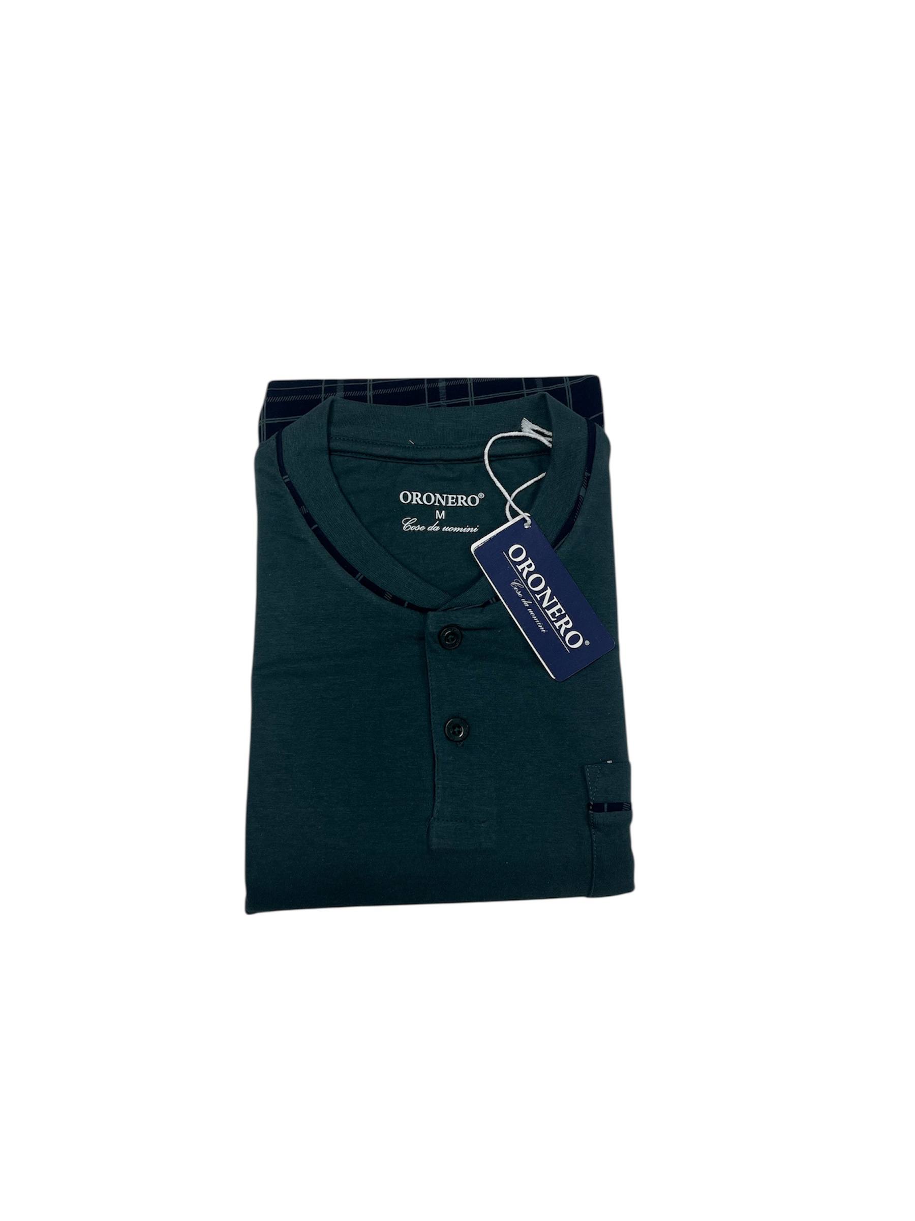 Pigiama uomo cotone OU616 - ORONERO