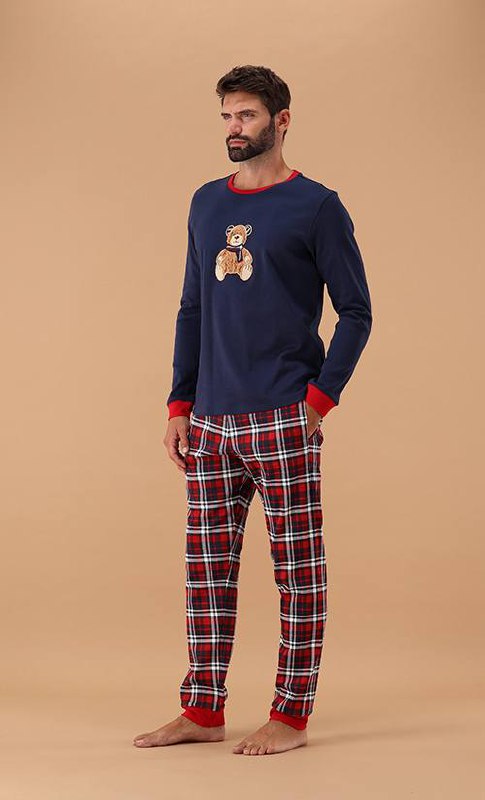 Pigiama uomo in caldo cotone Orsetto - Maryhome