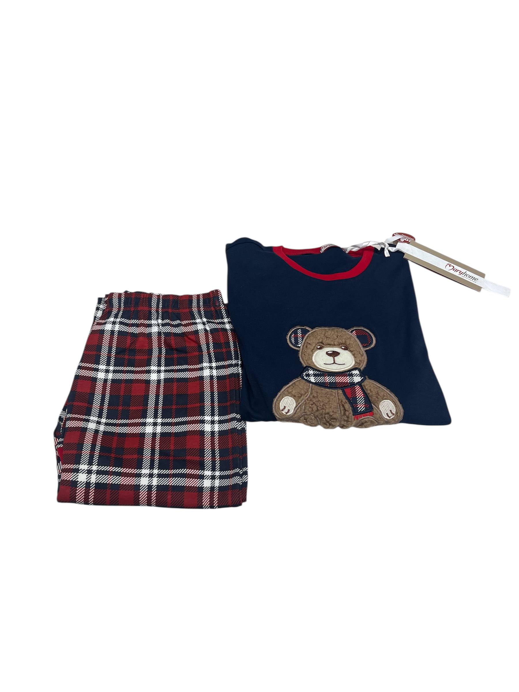 Pigiama donna in caldo cotone Orsetto - Maryhome