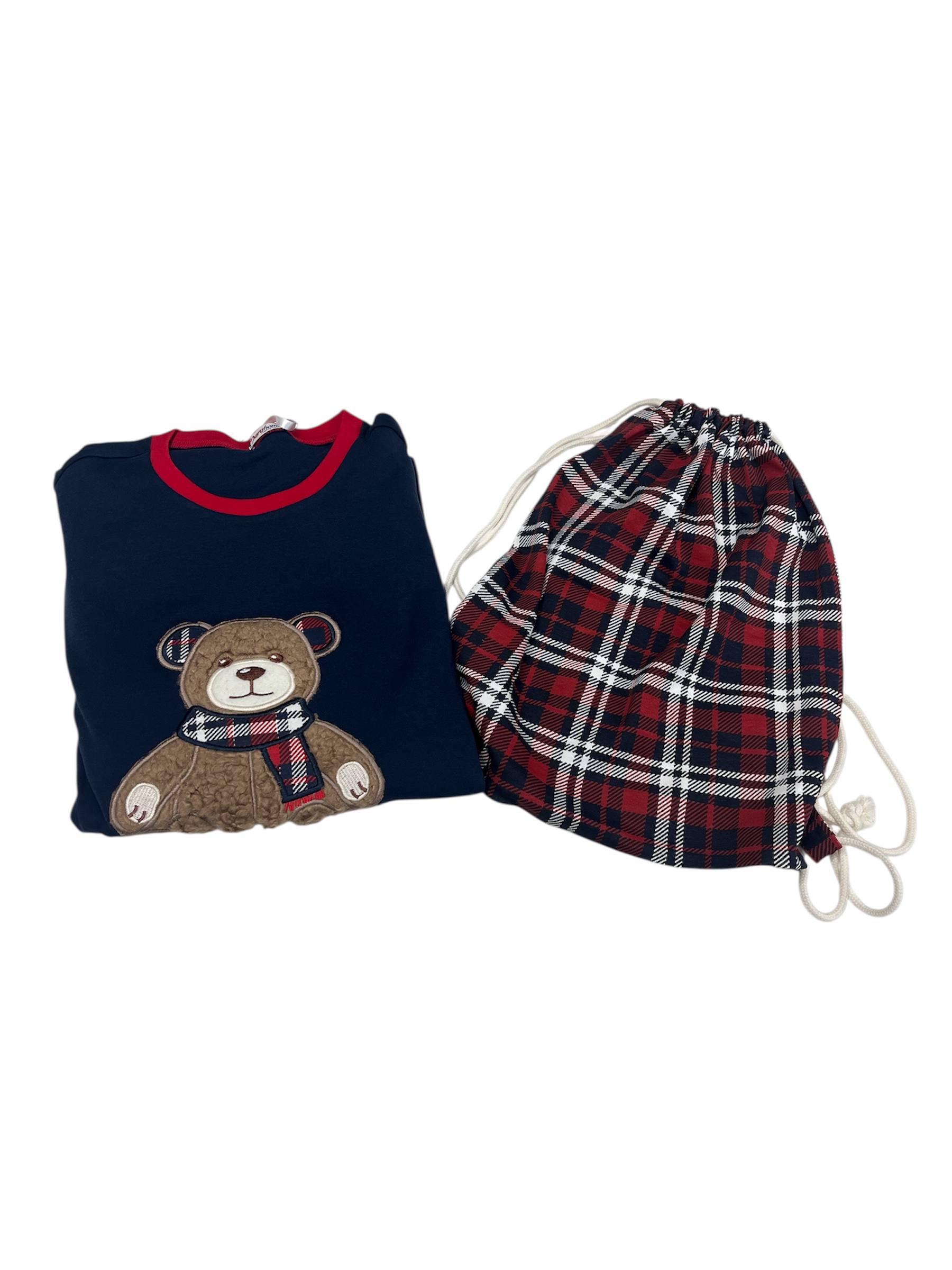 Pigiama donna in caldo cotone Orsetto - Maryhome