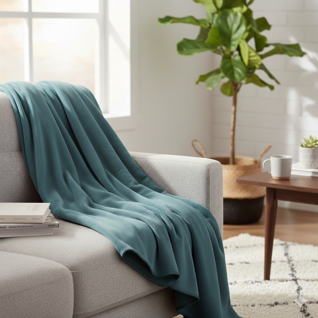 Plaid in Pile Radici Soffio - Tessitura Randi