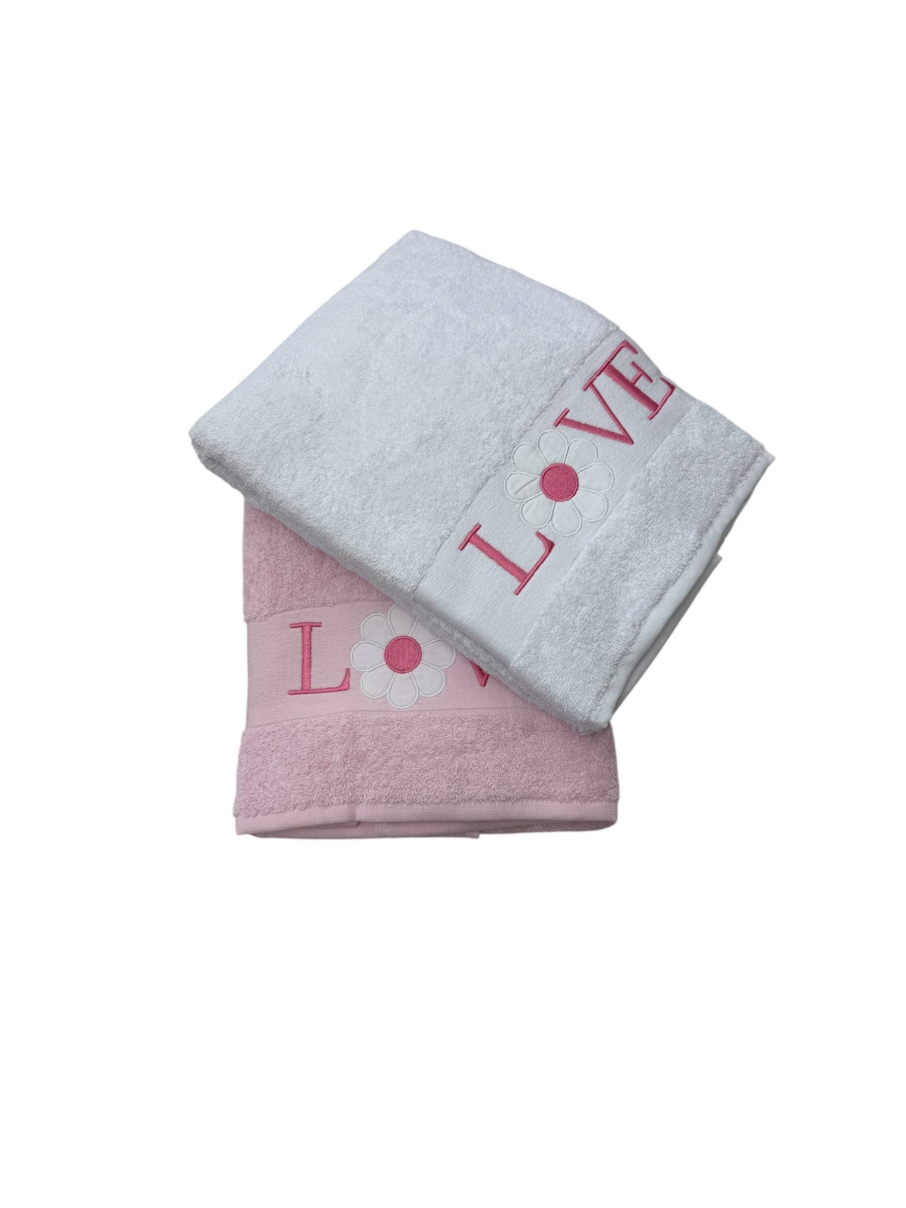 Set asciugamani (2+2) Daisy & Love - Camomilla Home