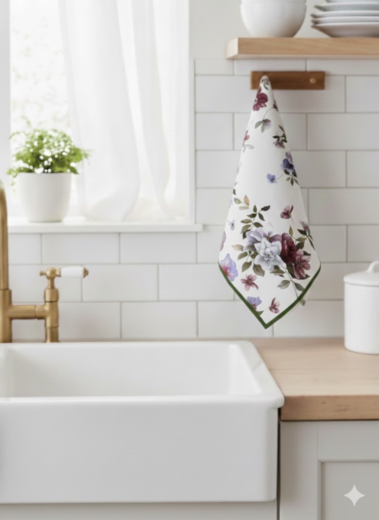 Strofinaccio in cotone 50x70cm Alsazia - Bottaro