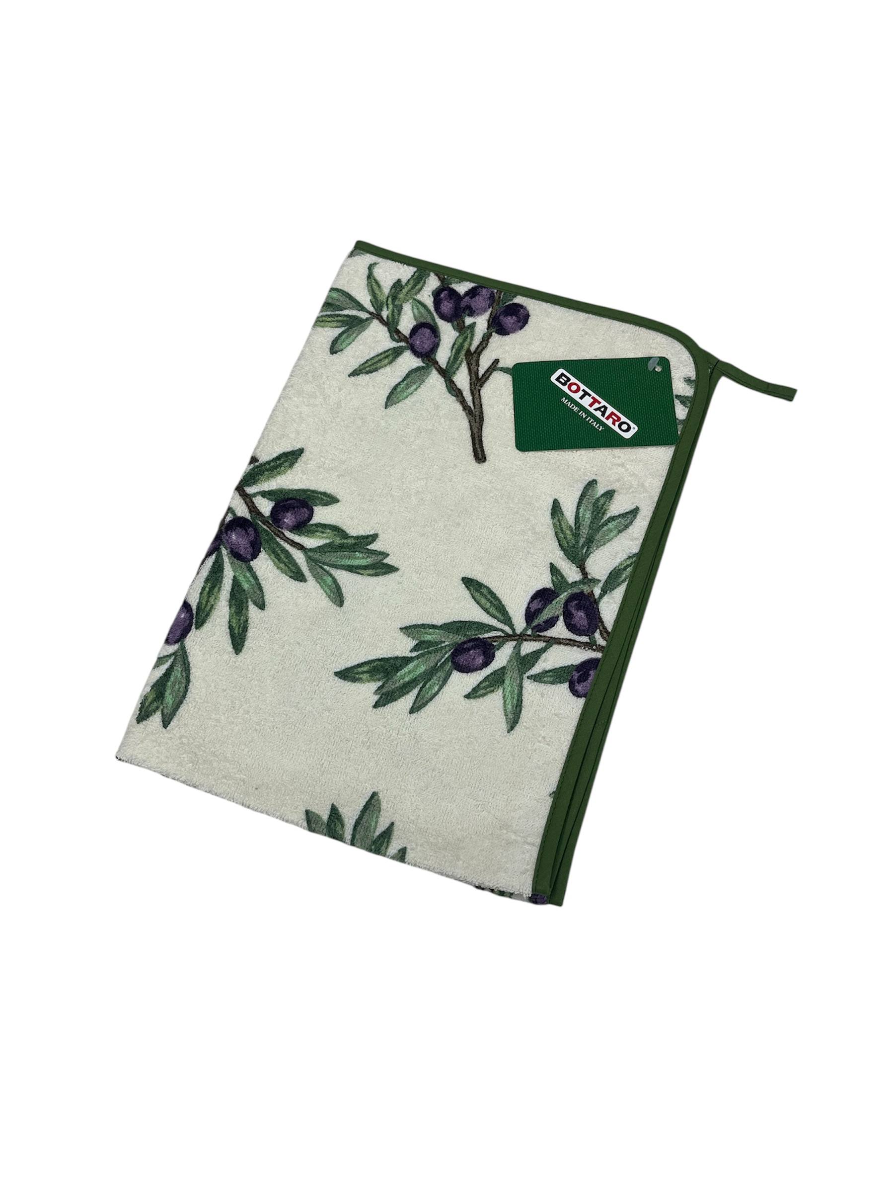 Strofinaccio in spugna Olive - Bottaro