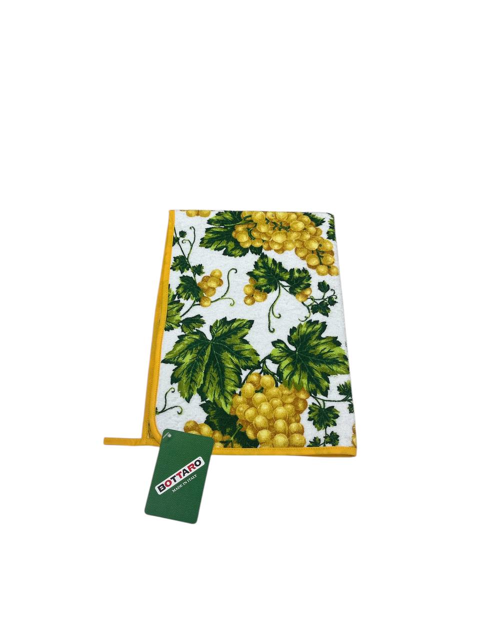 Strofinaccio in spugna Vite gialla - Bottaro