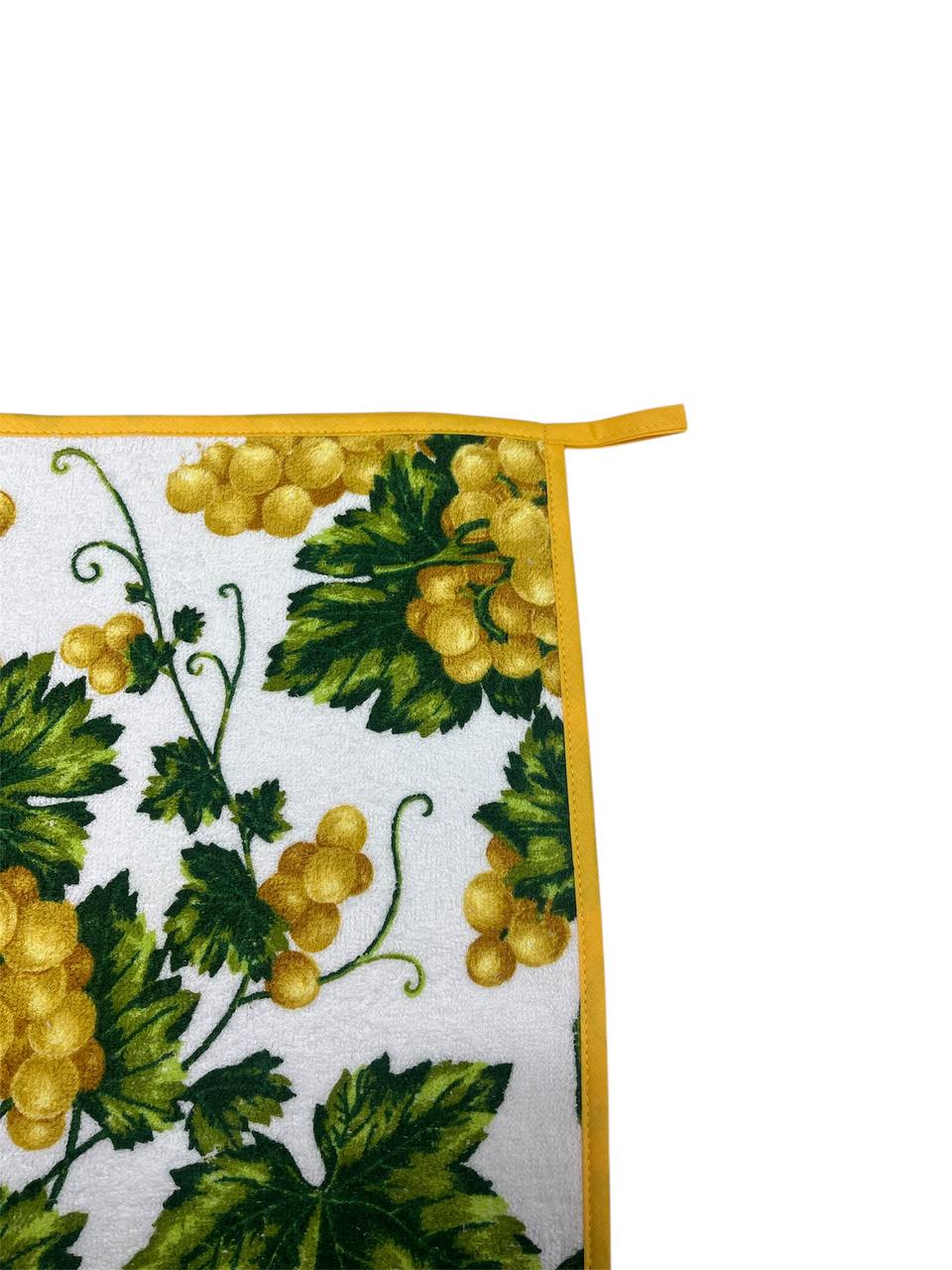 Strofinaccio in spugna Vite gialla - Bottaro