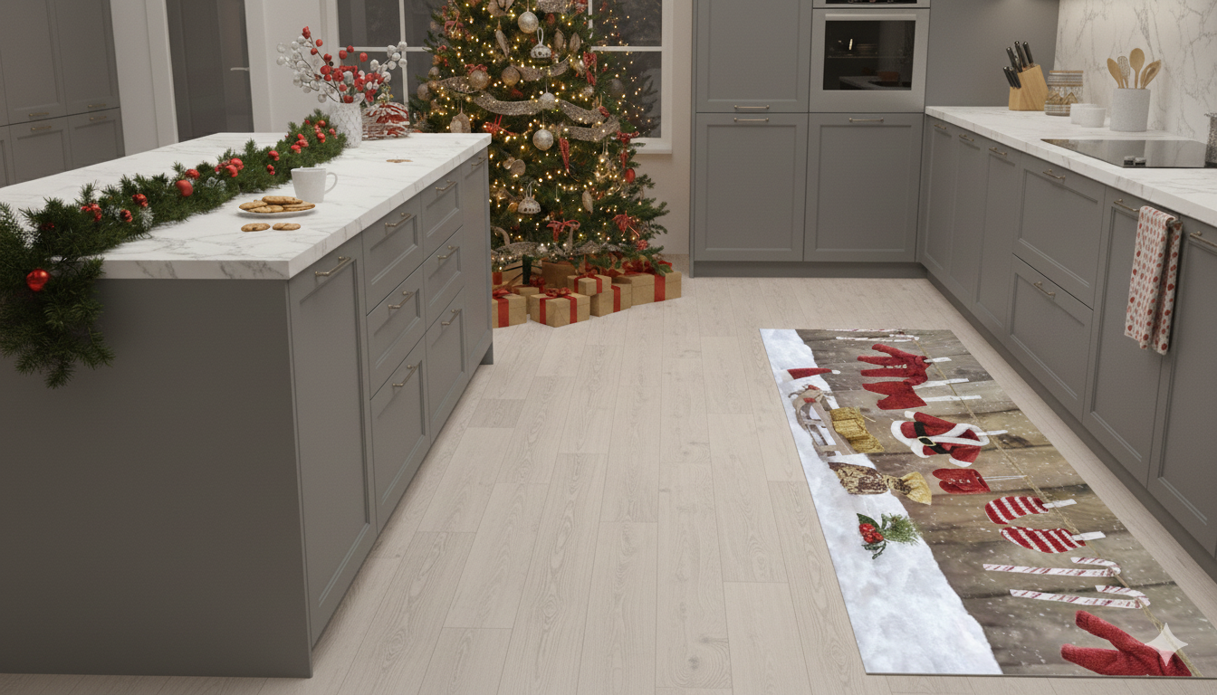 Tappeto natalizio in vinile 50x250cm - WMD