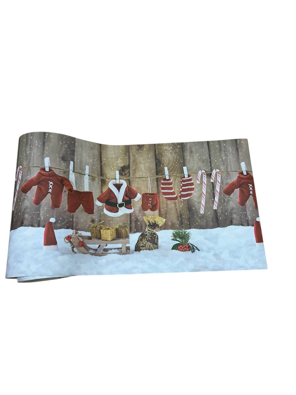 Tappeto natalizio in vinile 50x250cm - WMD