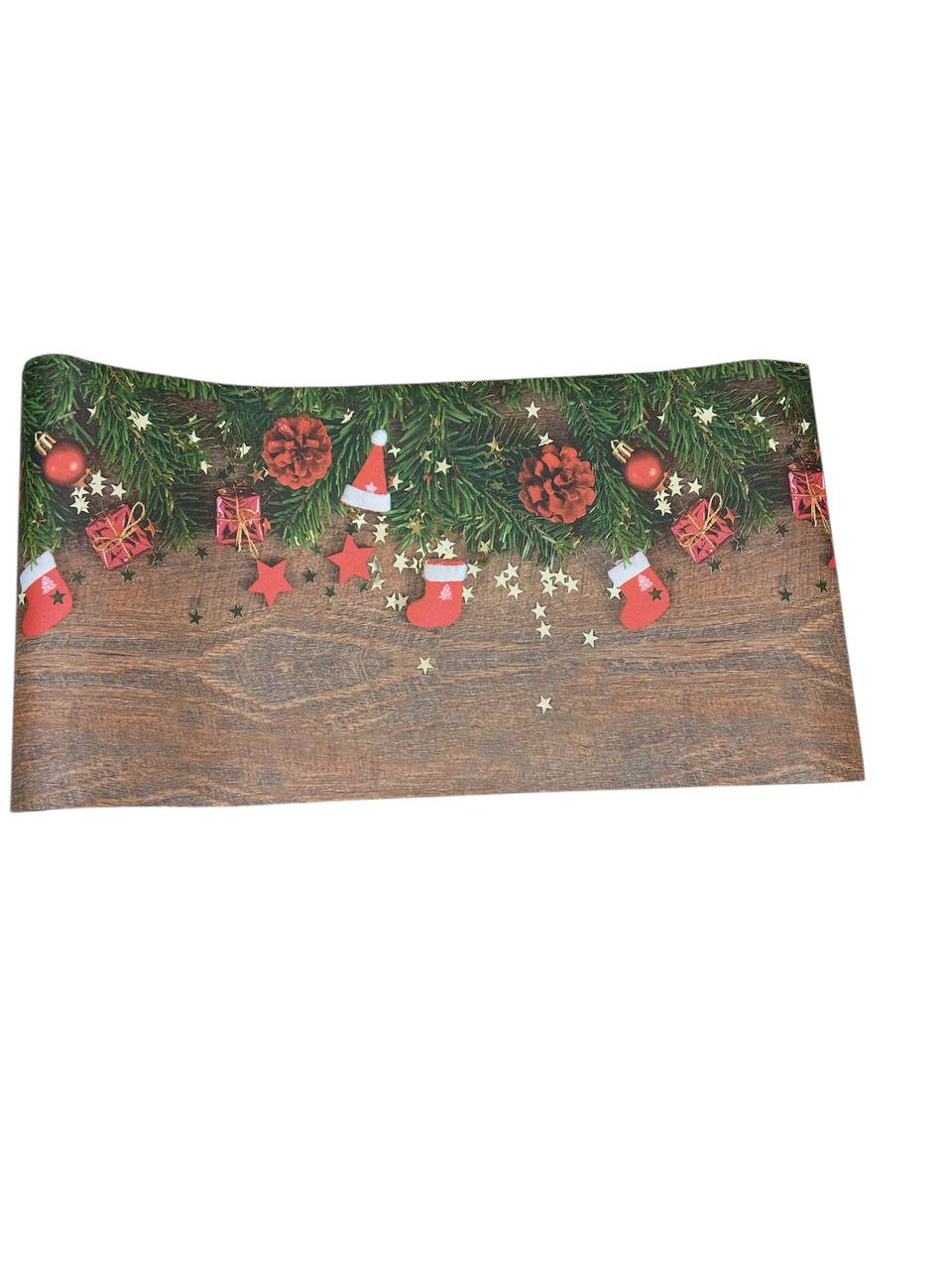 Tappeto natalizio in vinile 50x250cm Natale 07 - WMD
