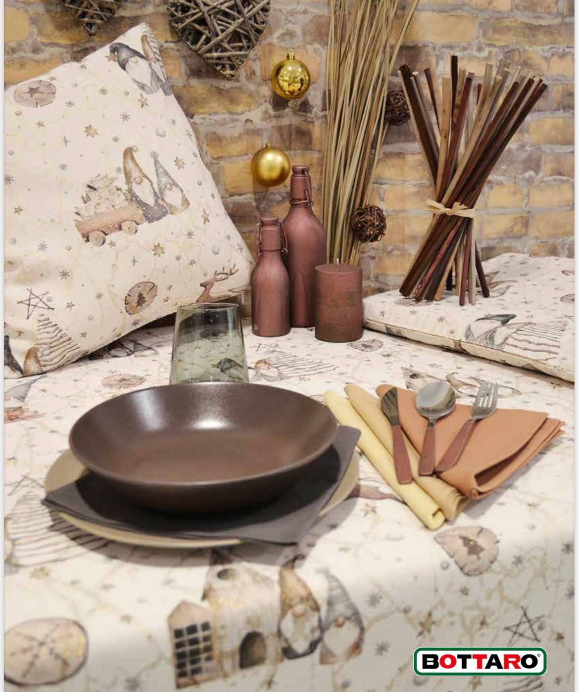 Tovaglia da tavola Natale Bergen - Bottaro