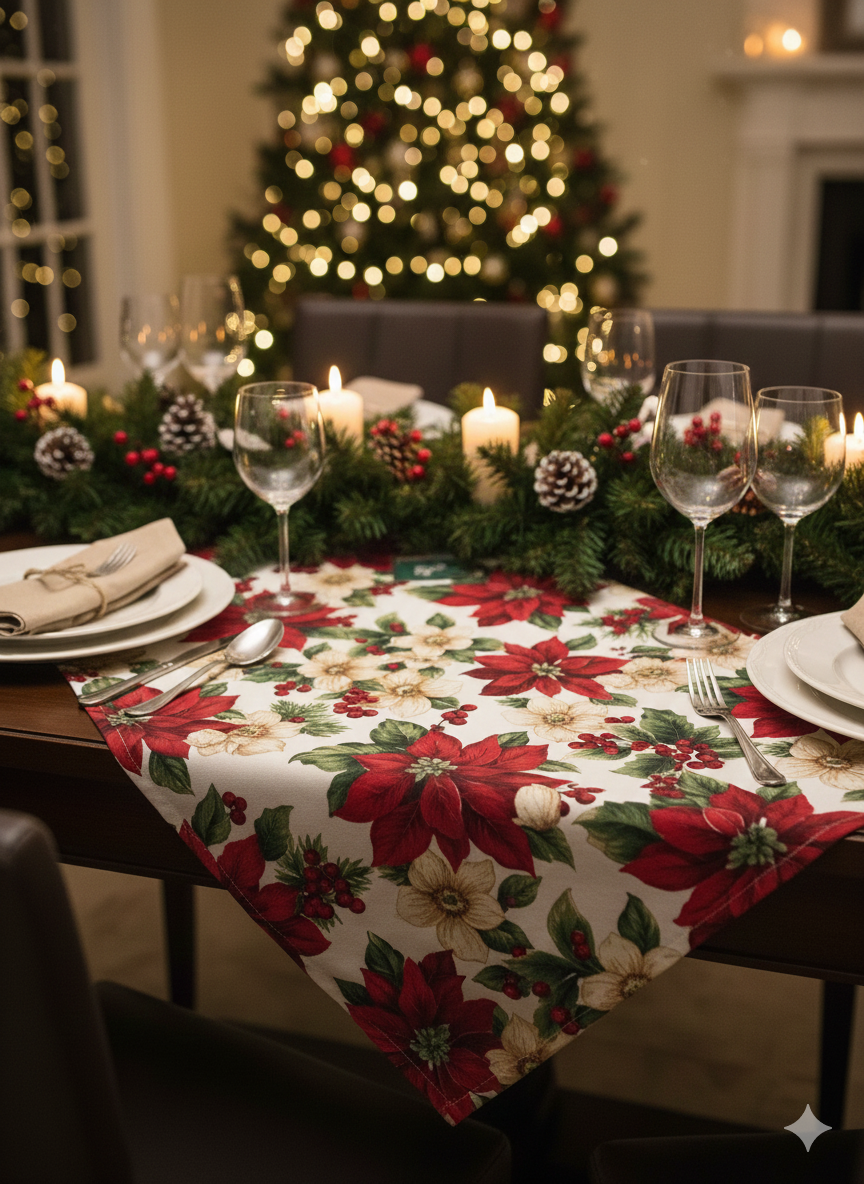 Tovaglietta 90x90cm Natale America - Bottaro