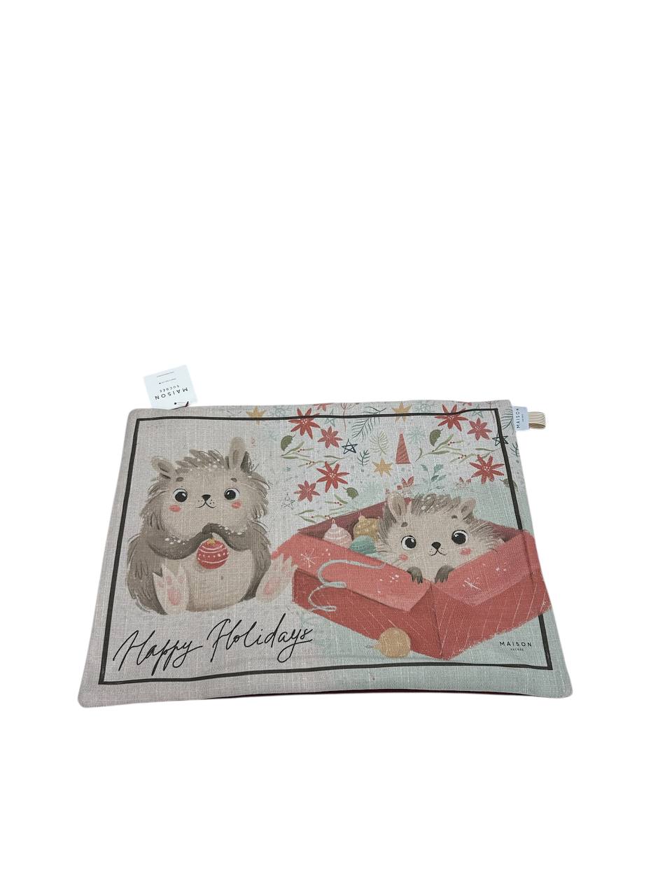 Tovaglietta americana in vinile Dama Natale - Maison Sucrèe