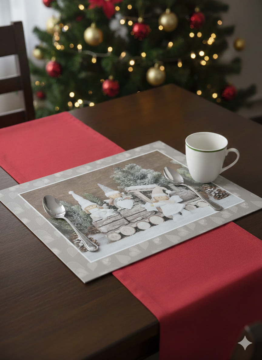 Tovaglietta in vinile natalizia mod. Natale 39 - WMD