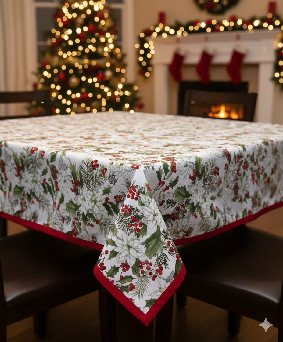 Runner / Tovaglietta quadrata in cotone Natalie - Bottaro