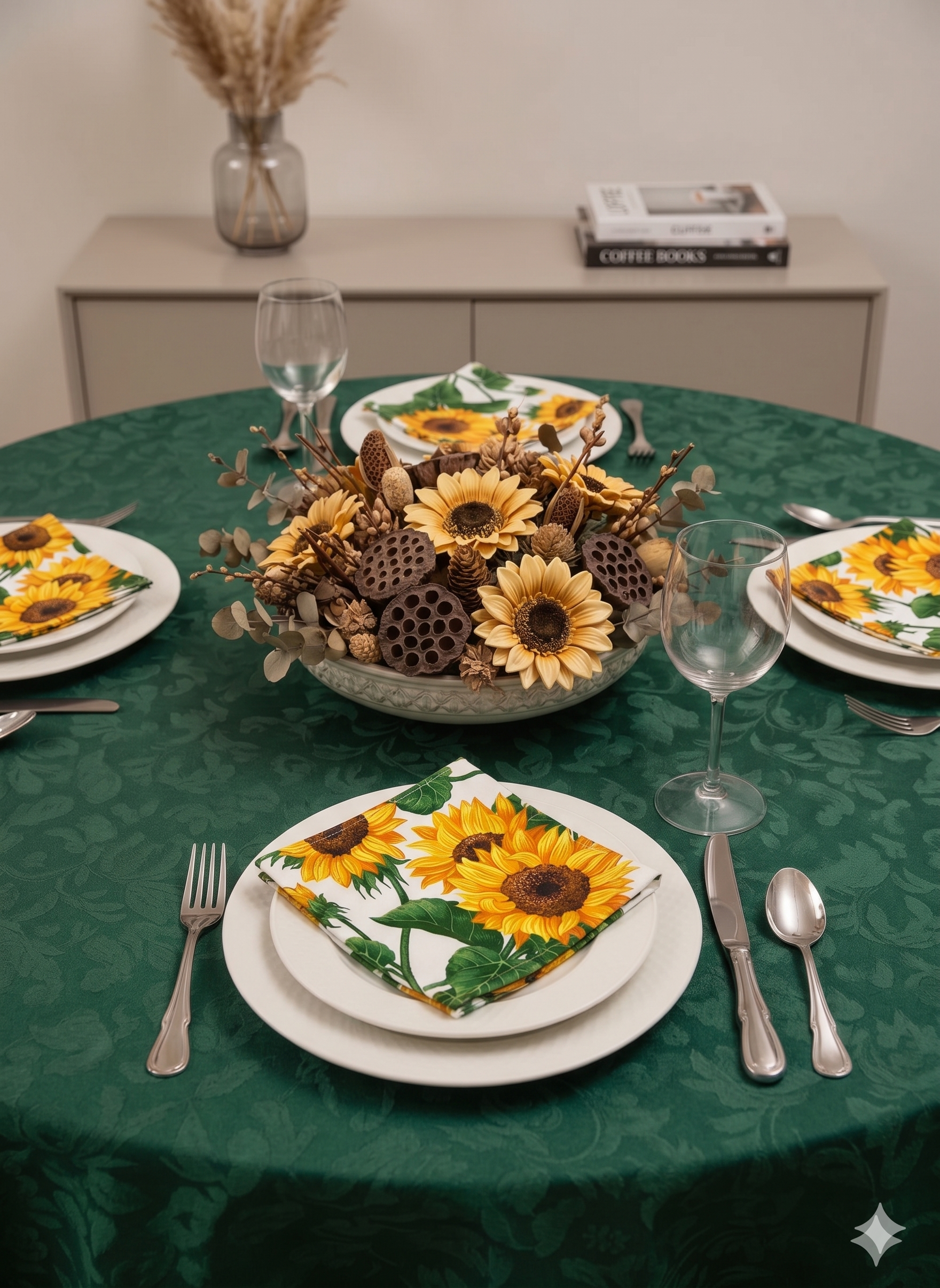 Tovagliolo 40x40cm Girasole - Bottaro