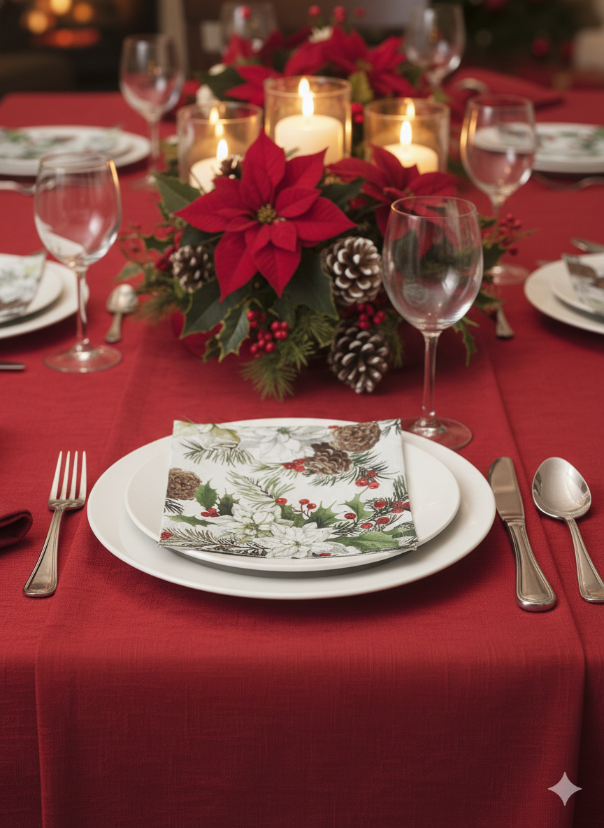 Tovagliolo 40x40cm Natale Natalie - Bottaro