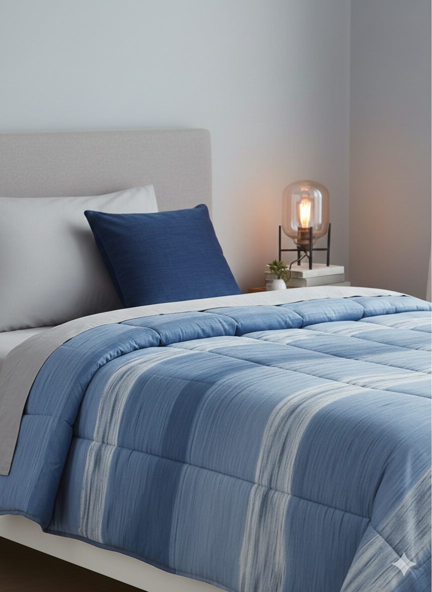 Trapunta invernale 1 piazza mod. Ferraruccia righe - GF Ferrari