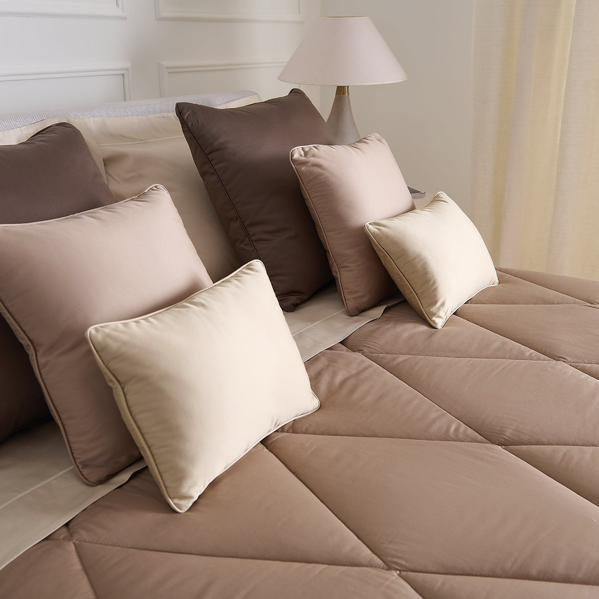 Trapunta invernale Matrimoniale Bread & Butter Grigio scuro - Mastro Raphael